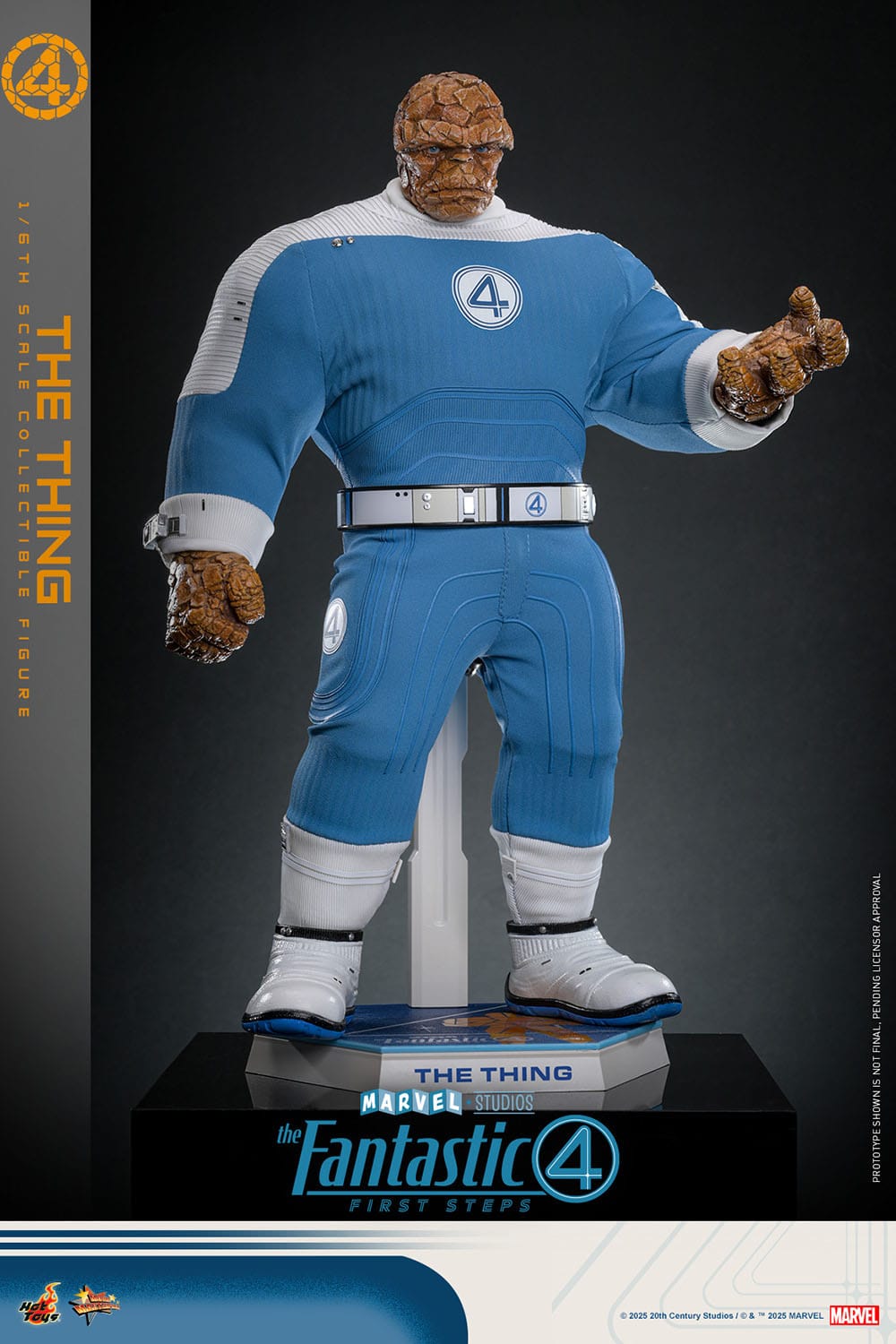 The Fantastic Four: First Steps: The Thing: 1/6th - Hot Toys Action Figures