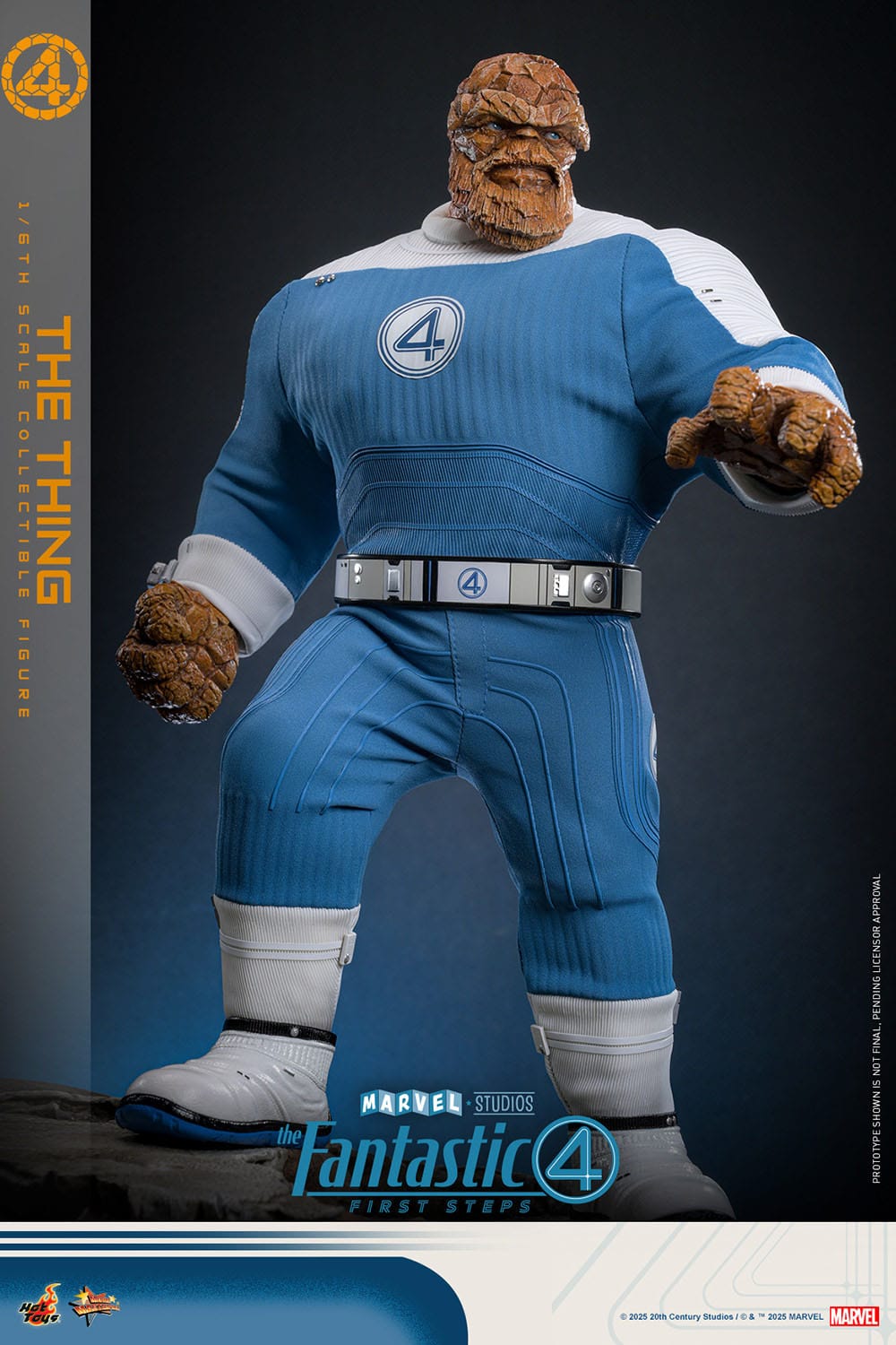 The Fantastic Four: First Steps: The Thing: 1/6th - Hot Toys Action Figures