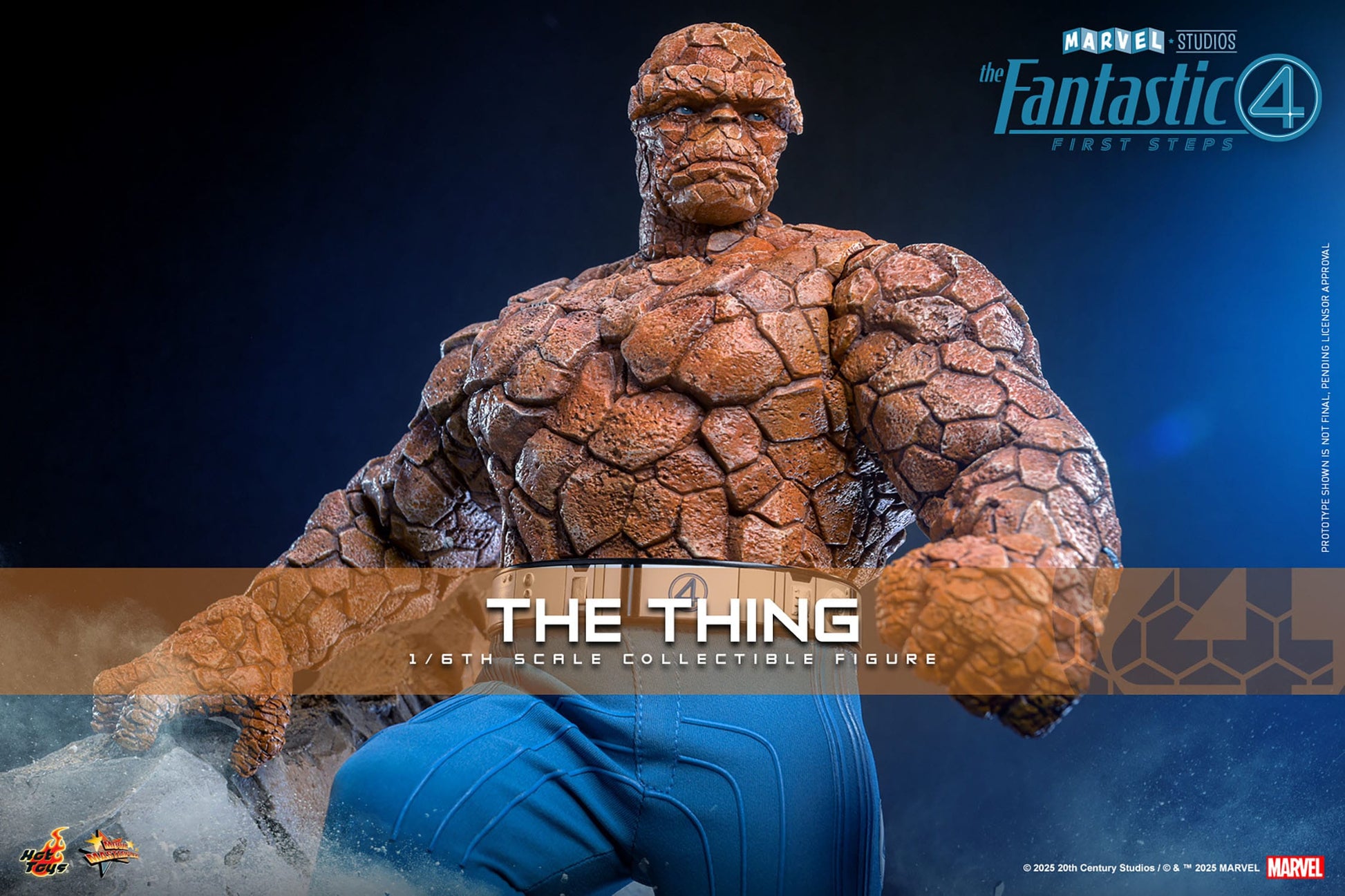 The Fantastic Four: First Steps: The Thing: 1/6th Scale Action Figure: Hot Toys by Hot Toys – Action Figure, [scale], UK stockist Planet Action Figures