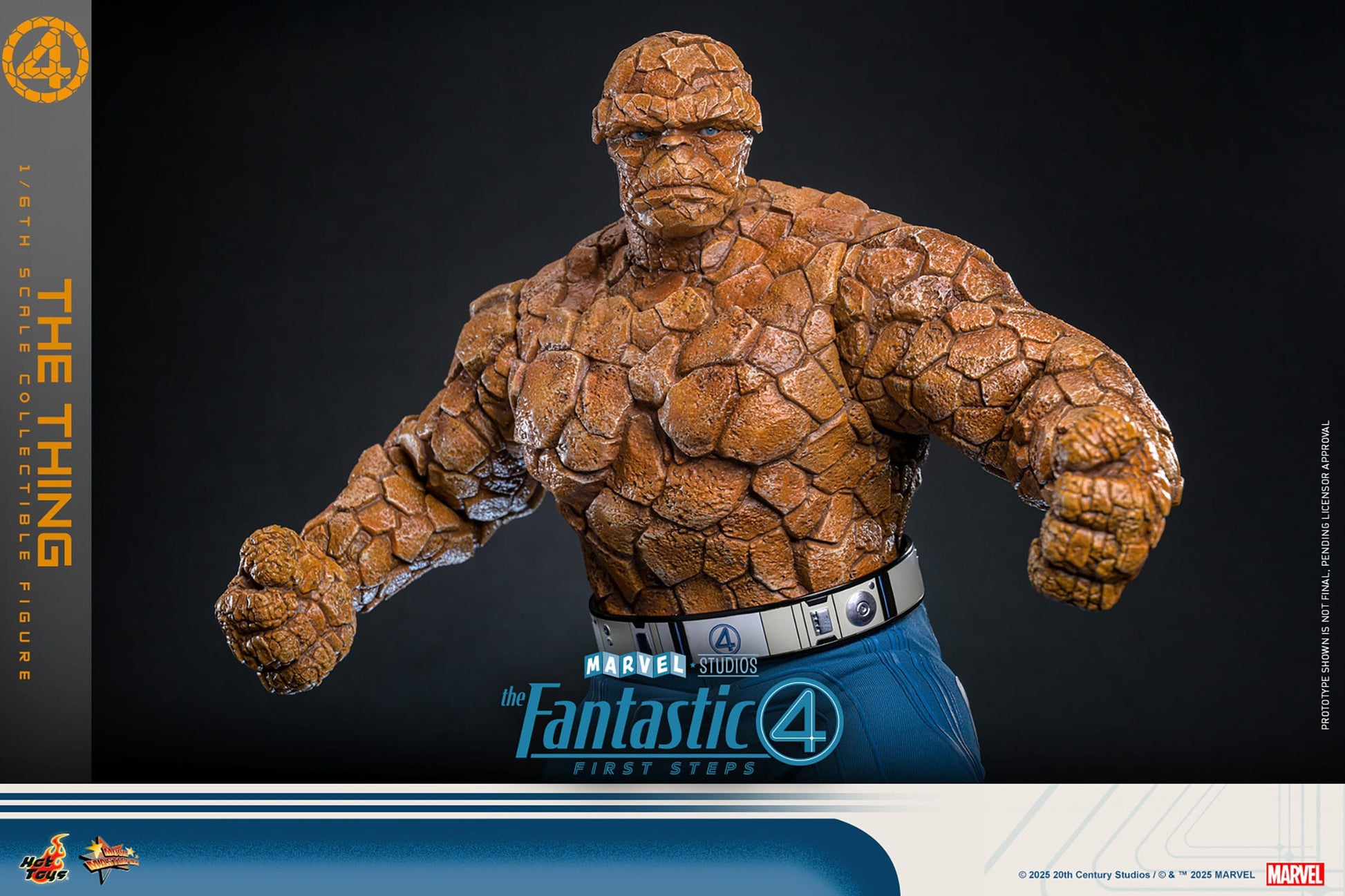 The Fantastic Four: First Steps: The Thing: 1/6th Scale Action Figure: Hot Toys by Hot Toys – Action Figure, [scale], UK stockist Planet Action Figures