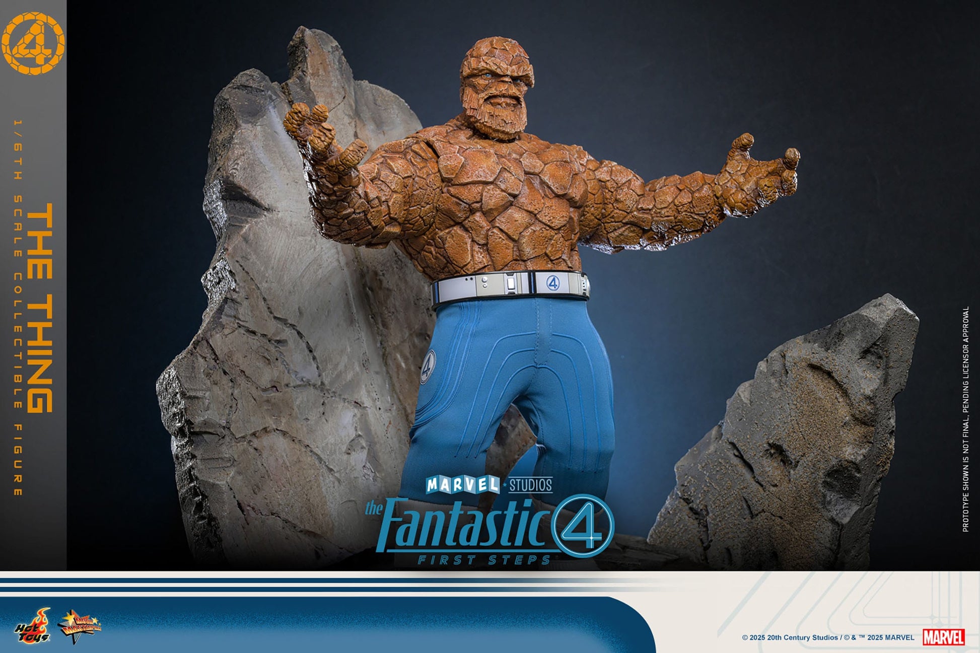 The Fantastic Four: First Steps: The Thing: 1/6th Scale Action Figure: Hot Toys by Hot Toys – Action Figure, [scale], UK stockist Planet Action Figures