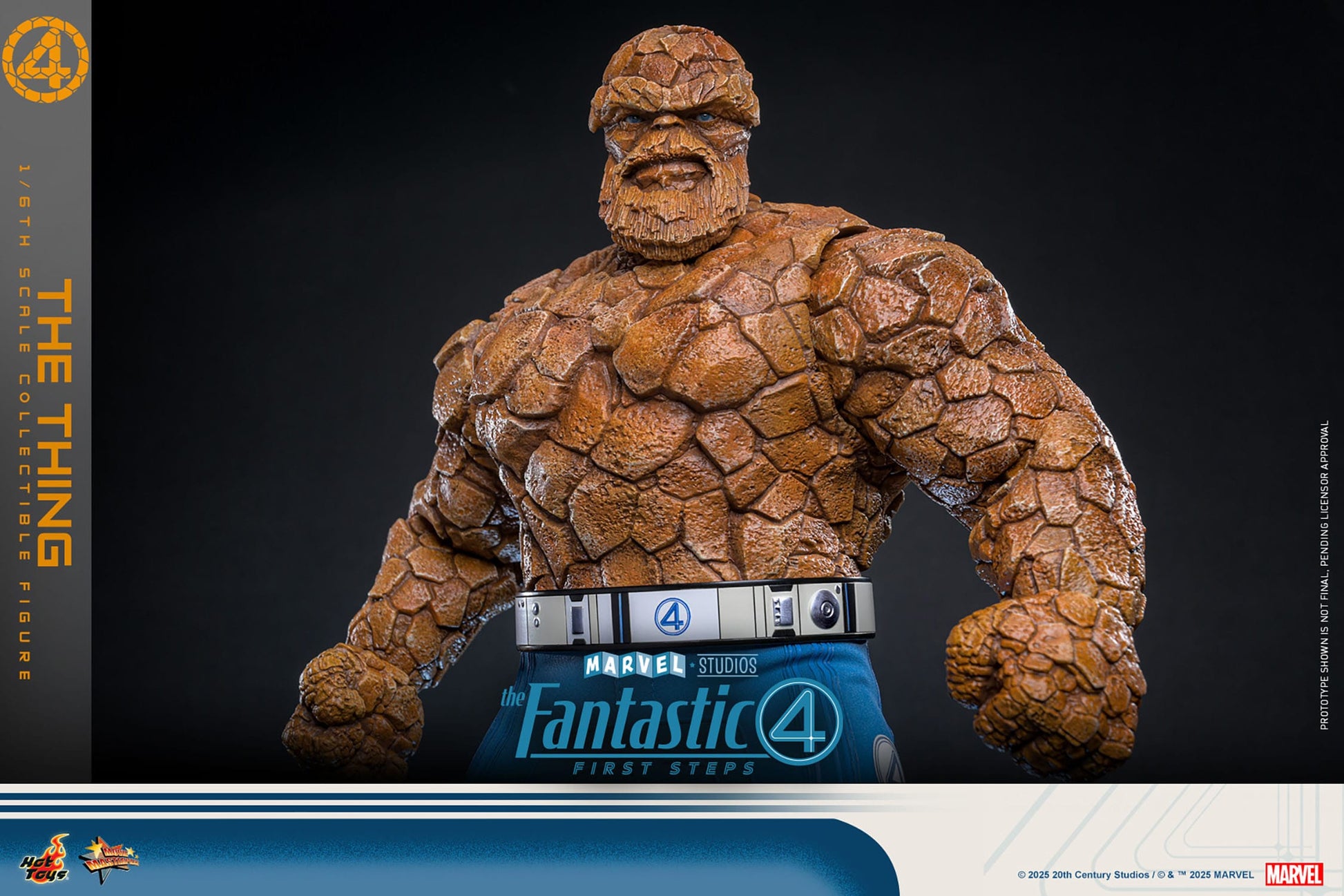 The Fantastic Four: First Steps: The Thing: 1/6th Scale Action Figure: Hot Toys by Hot Toys – Action Figure, [scale], UK stockist Planet Action Figures