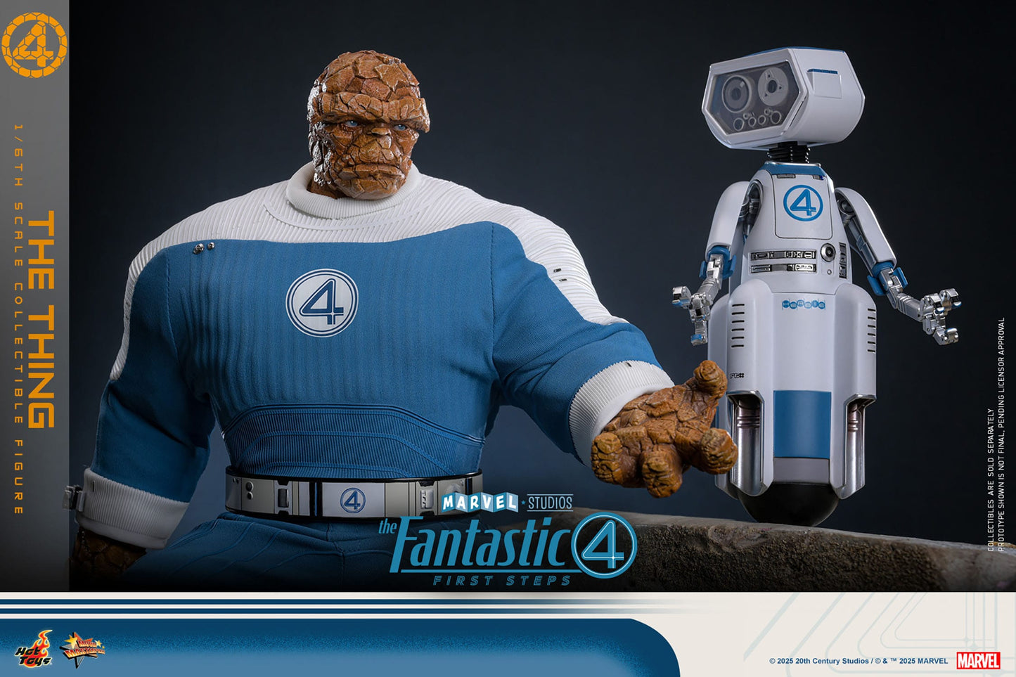 The Fantastic Four: First Steps: The Thing: 1/6th Scale Action Figure: Hot Toys by Hot Toys – Action Figure, [scale], UK stockist Planet Action Figures