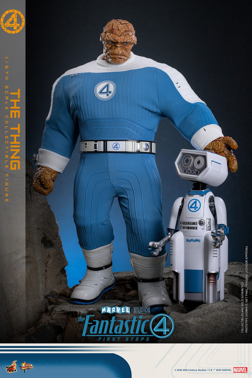 The Fantastic Four: First Steps: The Thing: 1/6th Scale Action Figure: Hot Toys by Hot Toys – Action Figure, [scale], UK stockist Planet Action Figures