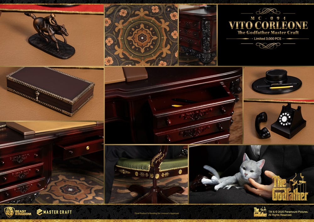 The Godfather Master Craft Statue Vito Corleone 31 cm - Beast Kingdom Toys Statues