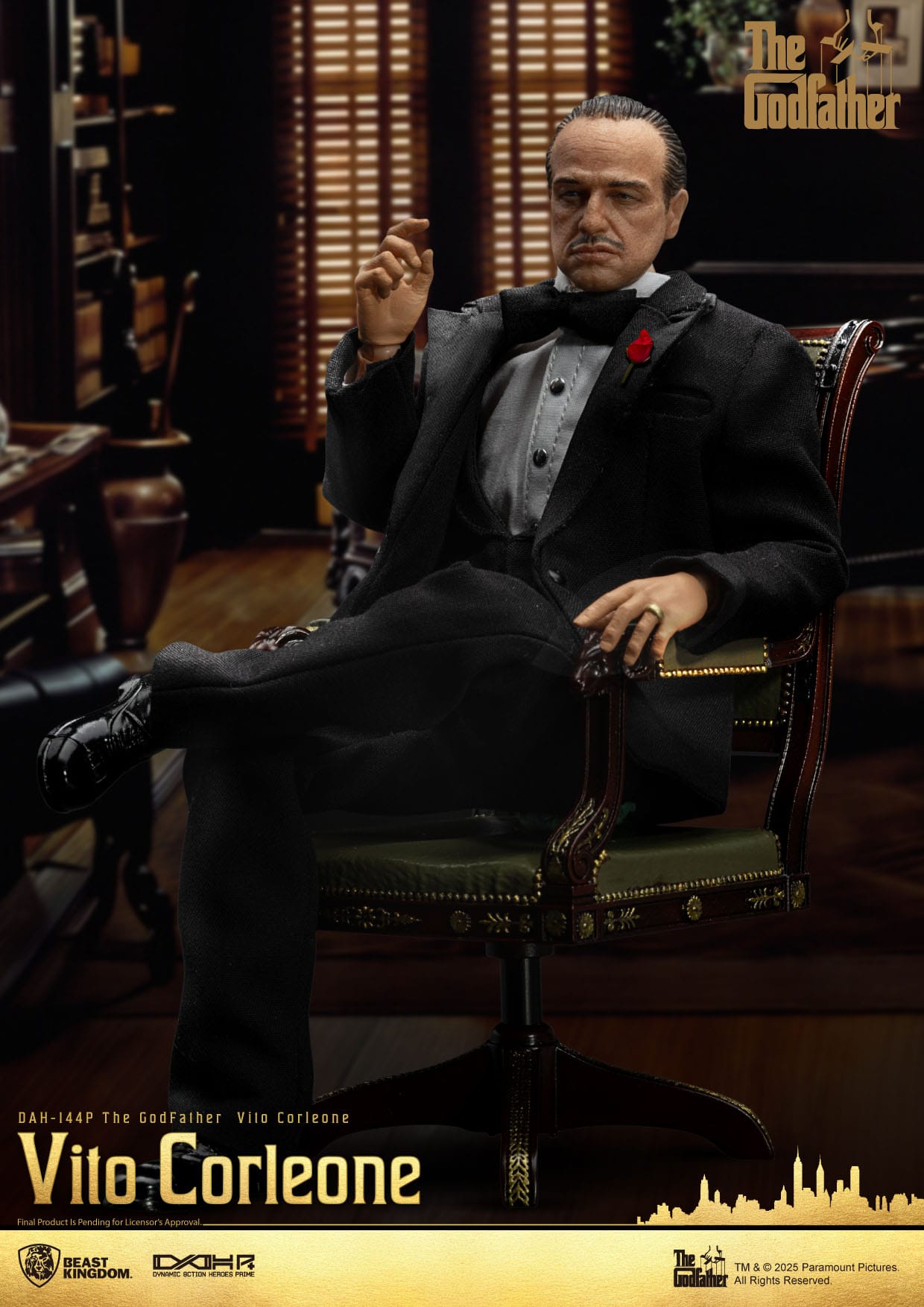 The Godfather: Vito Corleone: Dynamic 8ction Heroes: 20cm Action Figure - Beast Kingdom Toys Action Figure