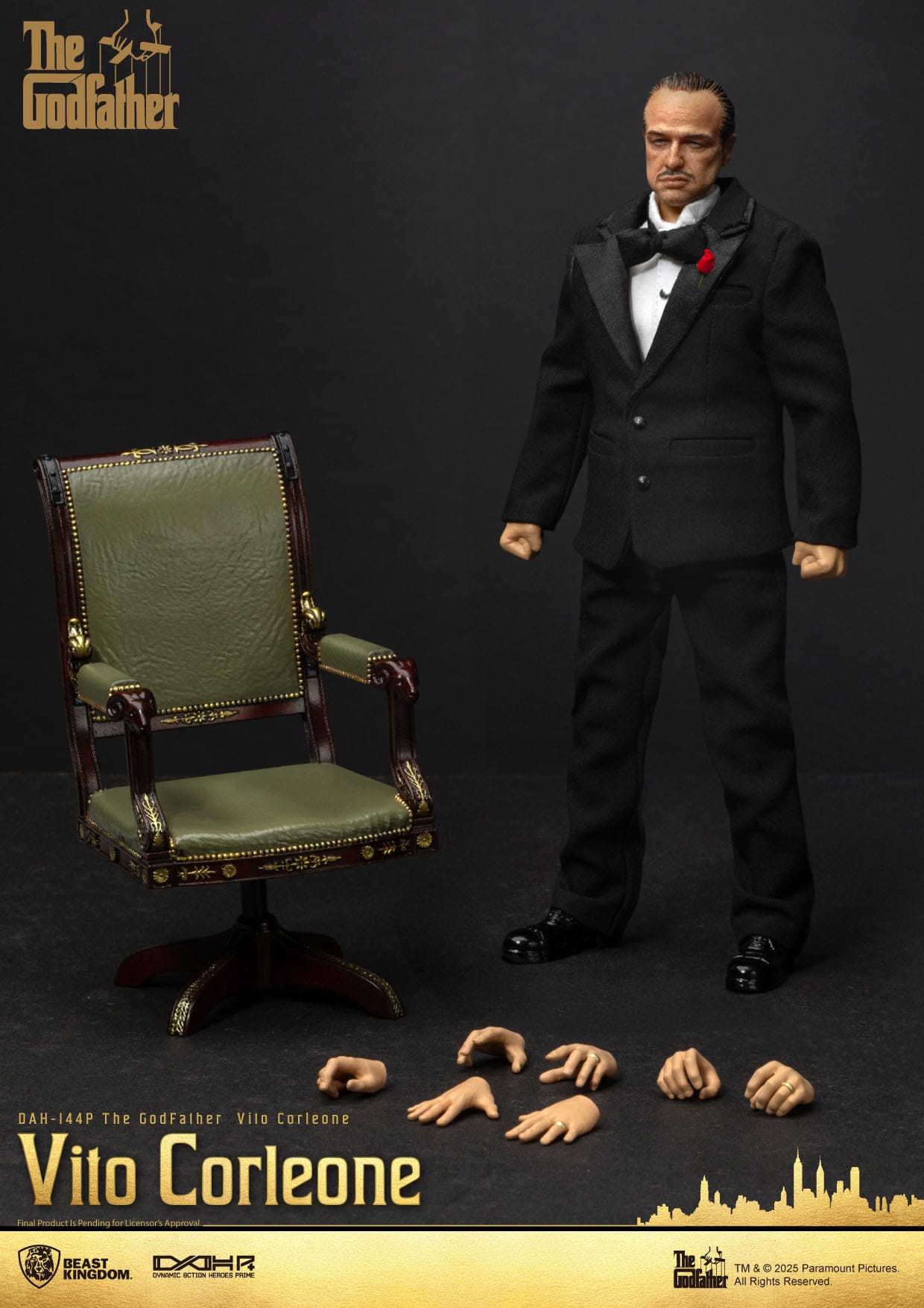 The Godfather: Vito Corleone: Dynamic 8ction Heroes: 20cm Action Figure - Beast Kingdom Toys Action Figure