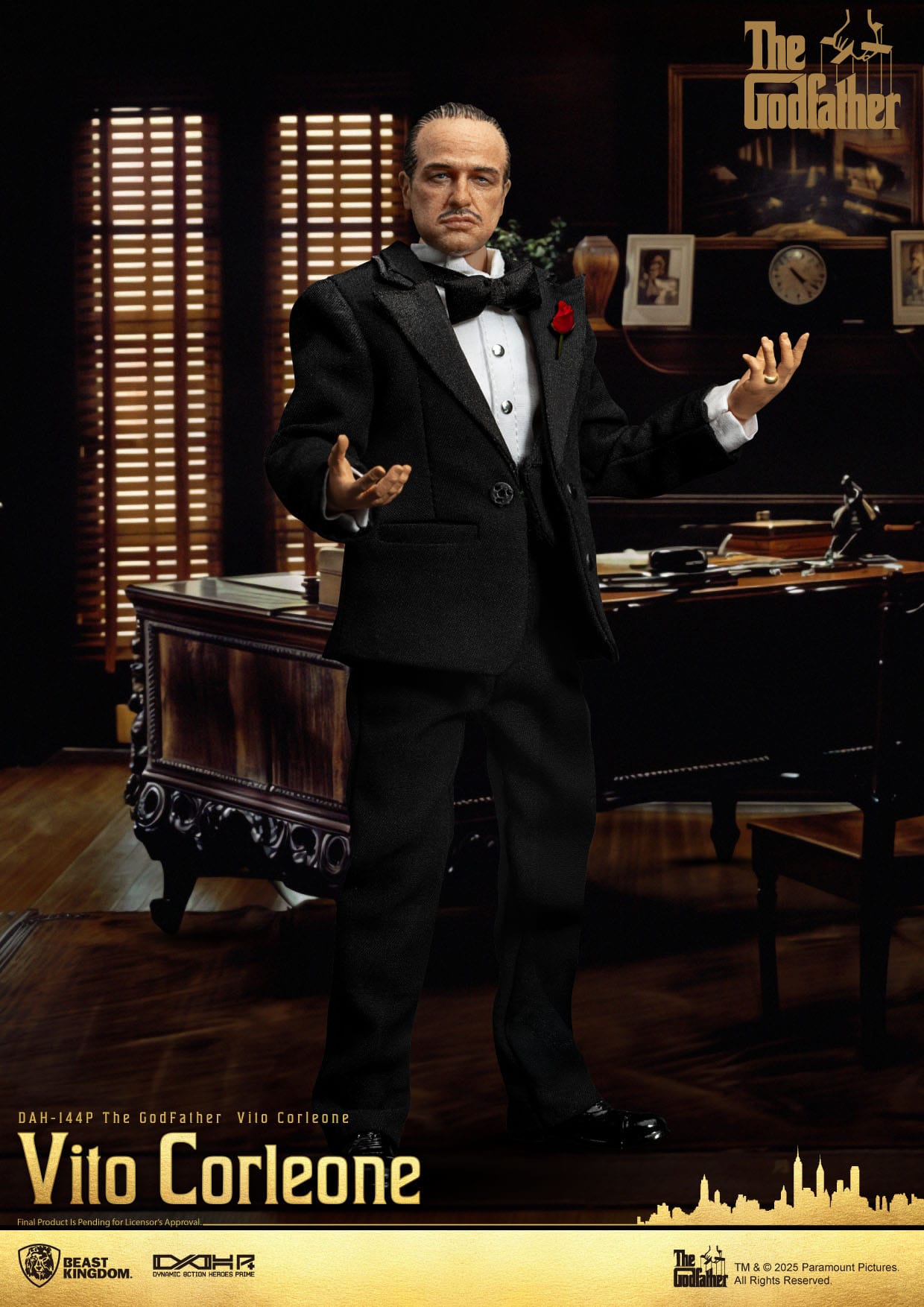 The Godfather: Vito Corleone: Dynamic 8ction Heroes: 20cm Action Figure - Beast Kingdom Toys Action Figure