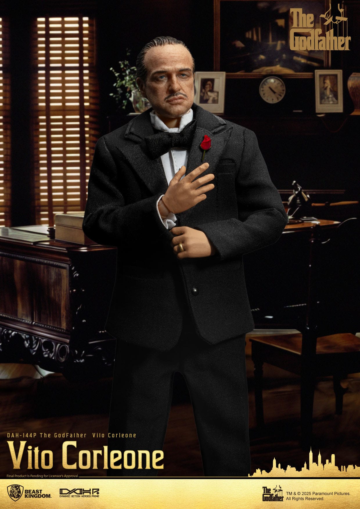The Godfather: Vito Corleone: Dynamic 8ction Heroes: 20cm Action Figure - Beast Kingdom Toys Action Figure