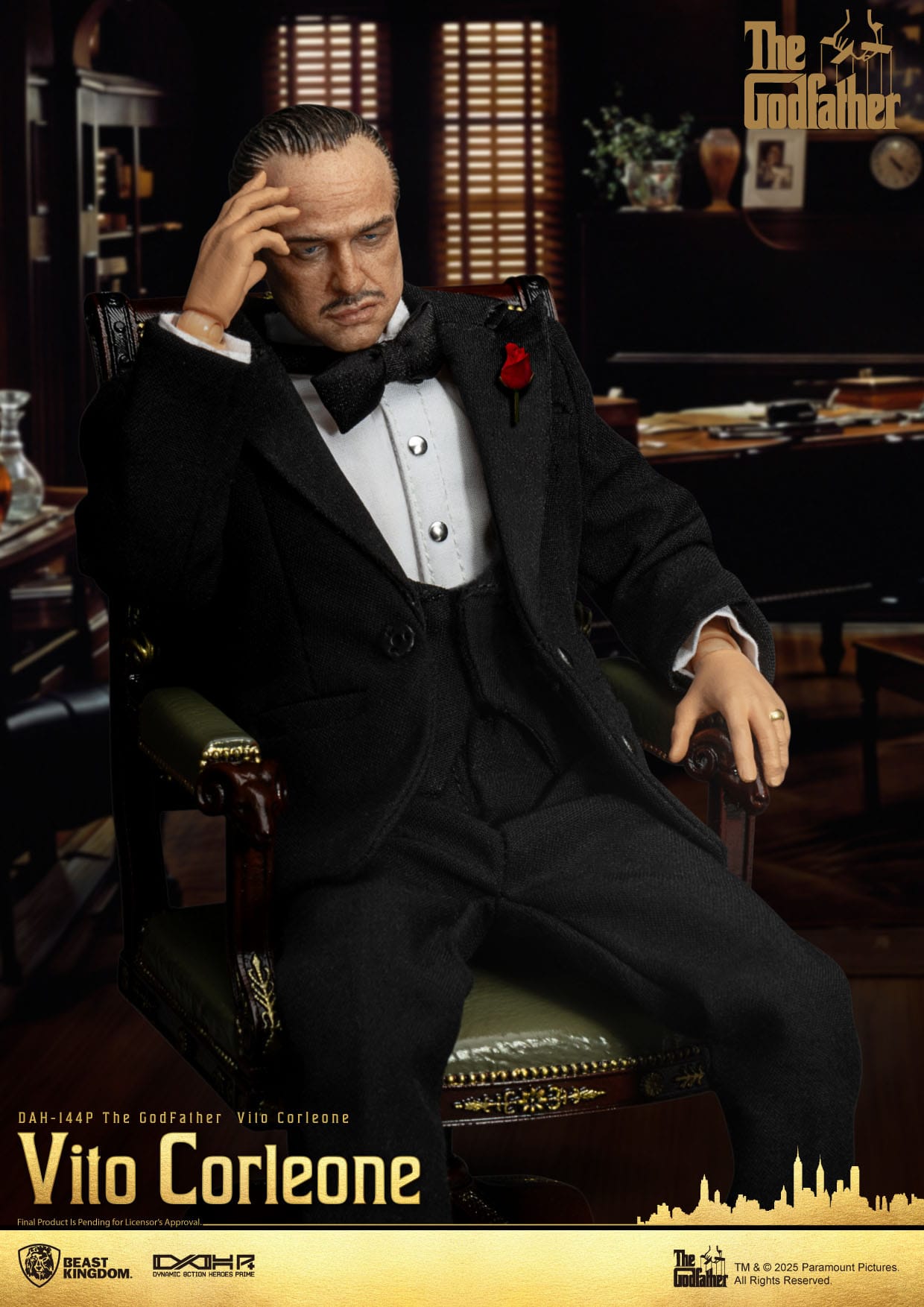 The Godfather: Vito Corleone: Dynamic 8ction Heroes: 20cm Action Figure - Beast Kingdom Toys Action Figure