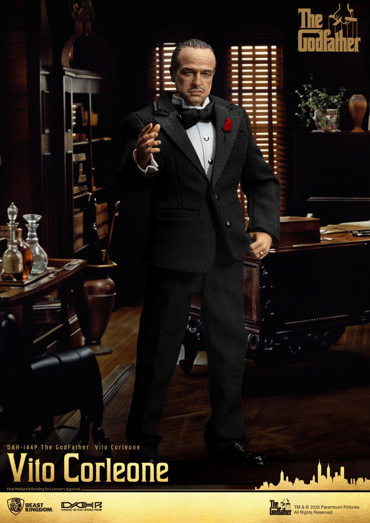 The Godfather: Vito Corleone: Dynamic 8ction Heroes: 20cm Action Figure - Beast Kingdom Toys Action Figure