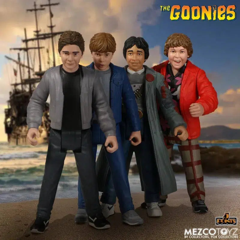 The Goonies Set: 5 Points Line: Set Of 5: Mezco Mezco