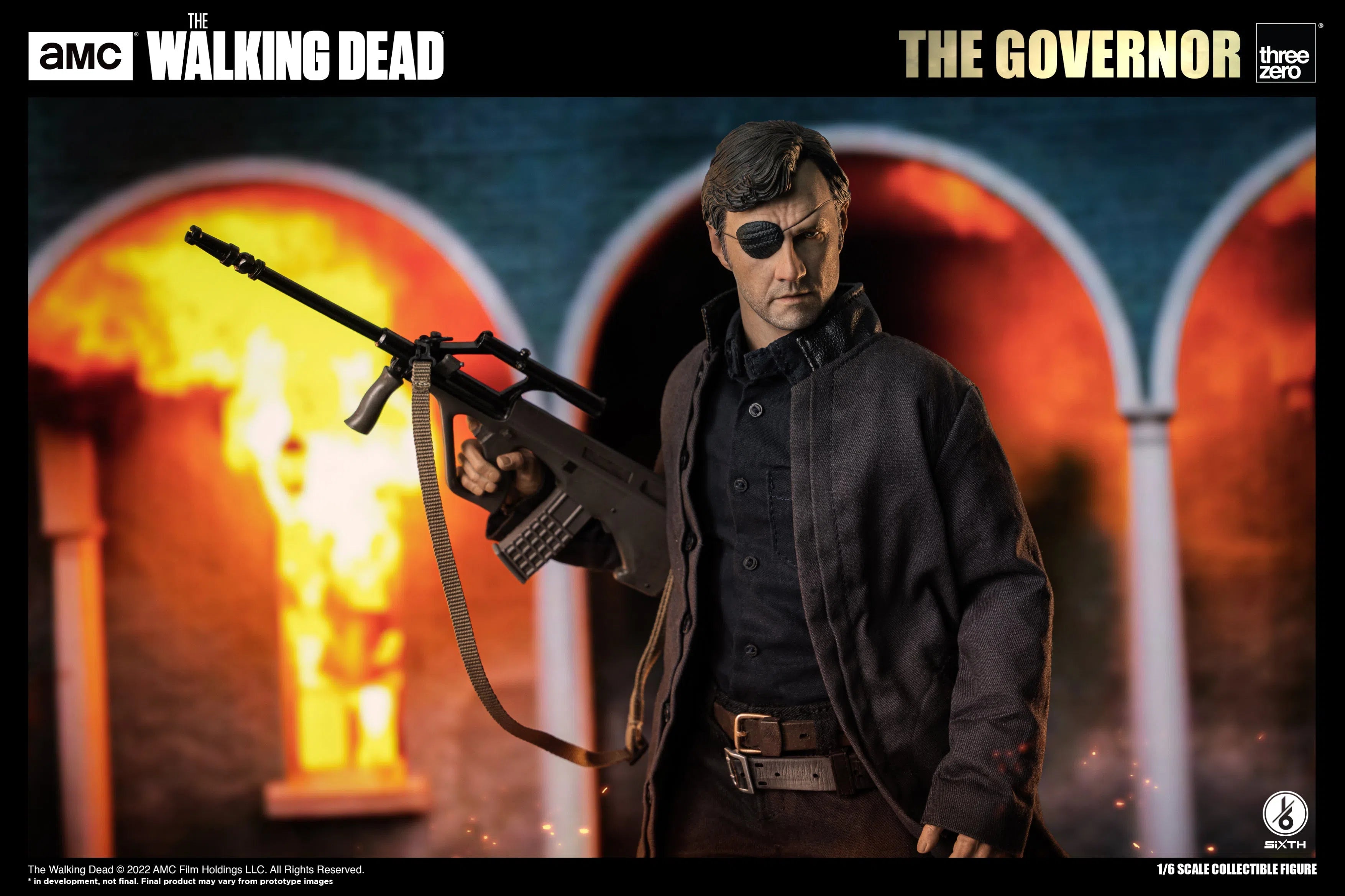 The Governor: The Walking Dead: ThreeZero ThreeZero