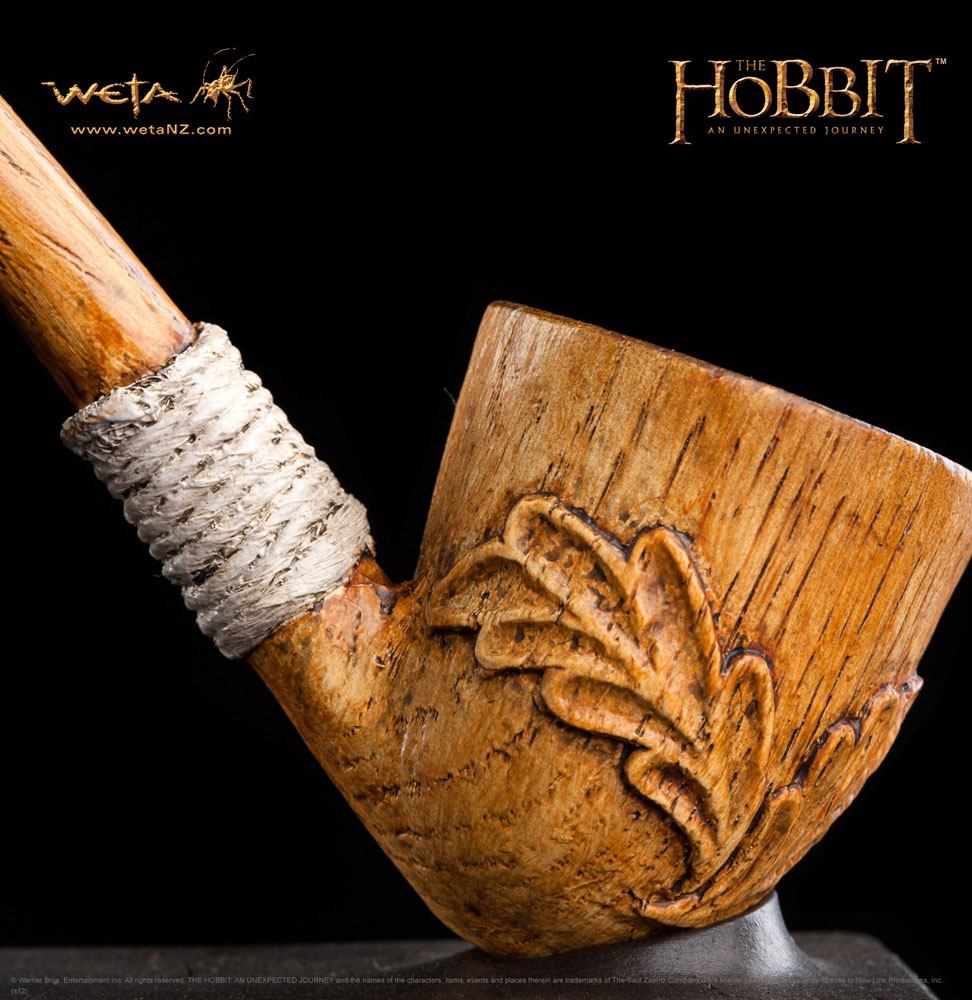 The Hobbit An Unexpected Journey Replica 1/1 The Pipe of Bilbo Baggins 35 cm - Weta Workshop Replicas: 1/1