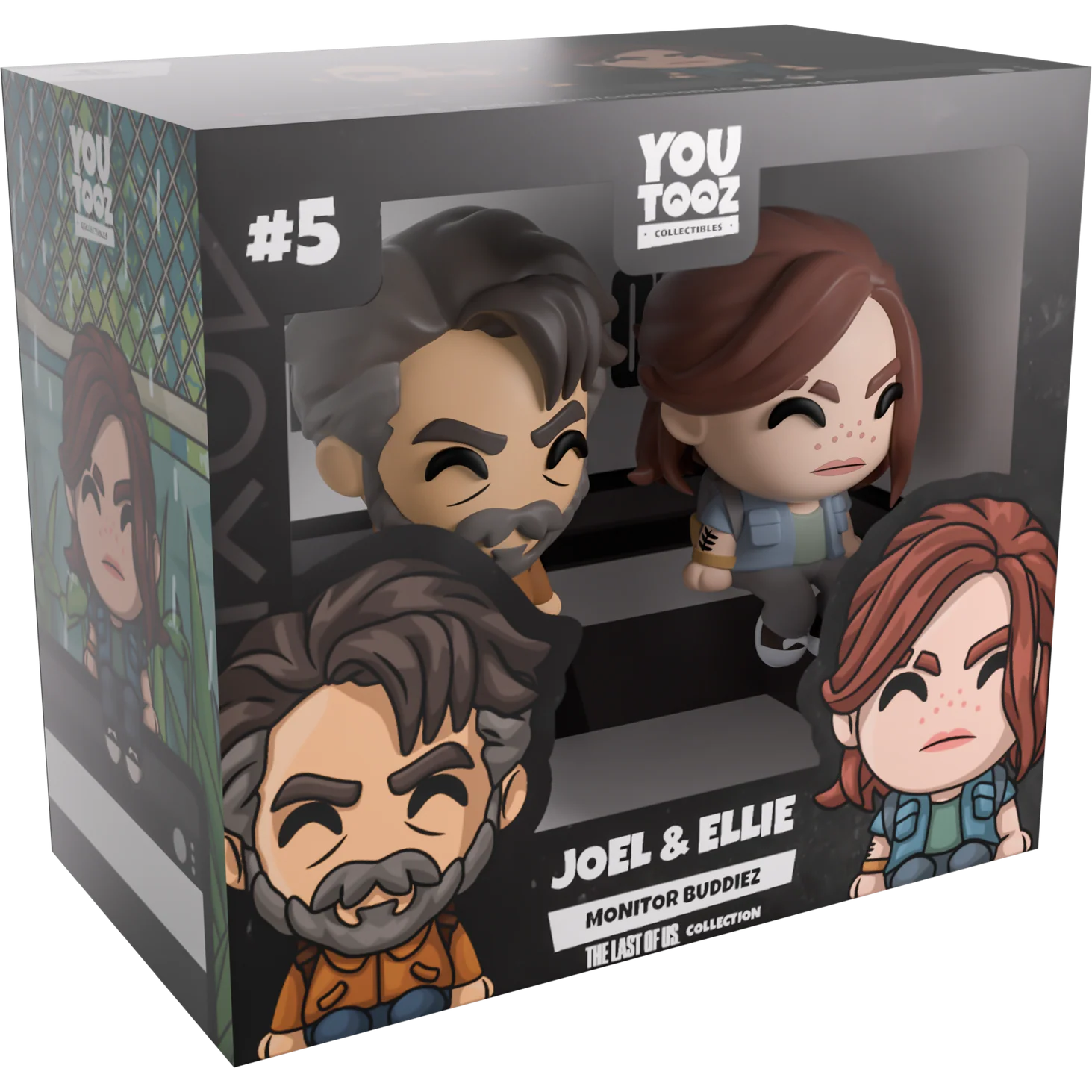 The Last Of Us: Joel & Ellie Monitor Buddiez: Vinyl Figures - YouTooz Vinyl Figure