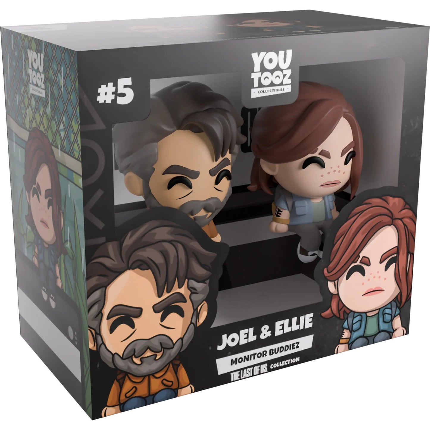 The Last Of Us: Joel & Ellie Monitor Buddiez: Vinyl Figures - YouTooz Vinyl Figure