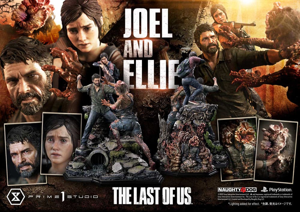 The Last of Us Part I Ultimate Premium Masterline Series Statue Joel & Ellie Deluxe Bonus Version (The Last of Us Part I) 73 cm - Prime 1 Studio Statues
