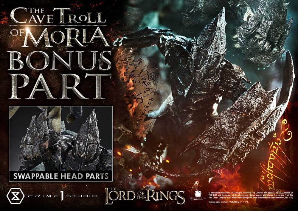 The Lord of the Rings: Cave Troll of Moria (Bonus Ver.): Premium Masterline 1/6 Scale Limited Edition Statue - Prime 1 Studio Statues