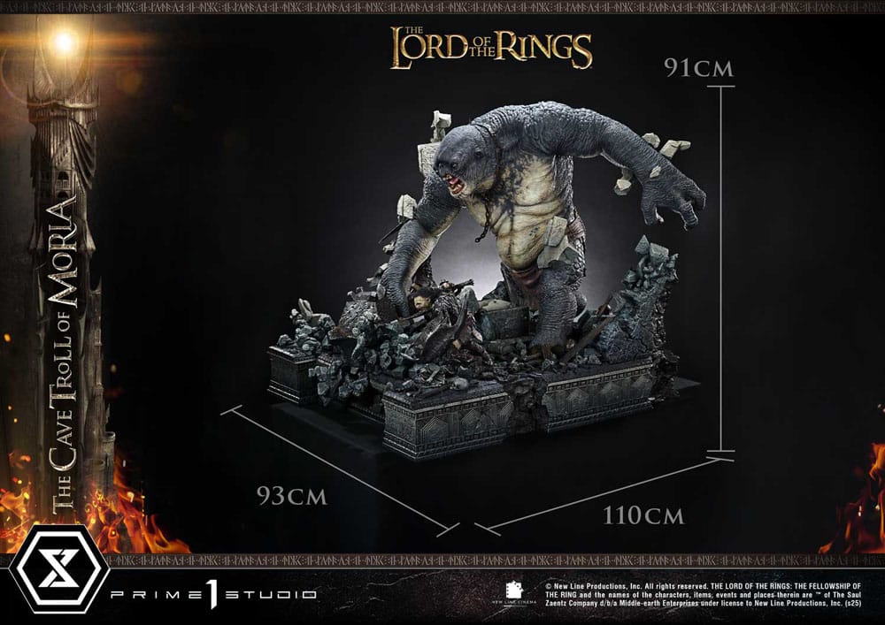 The Lord of the Rings: Cave Troll of Moria: Premium Masterline 1/6 Scale Statue - Prime 1 Studio Statues