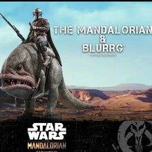 The Mandalorian & Blurrg Set: TMS046: The Mandalorian: Star Wars - Hot Toys Action Figure