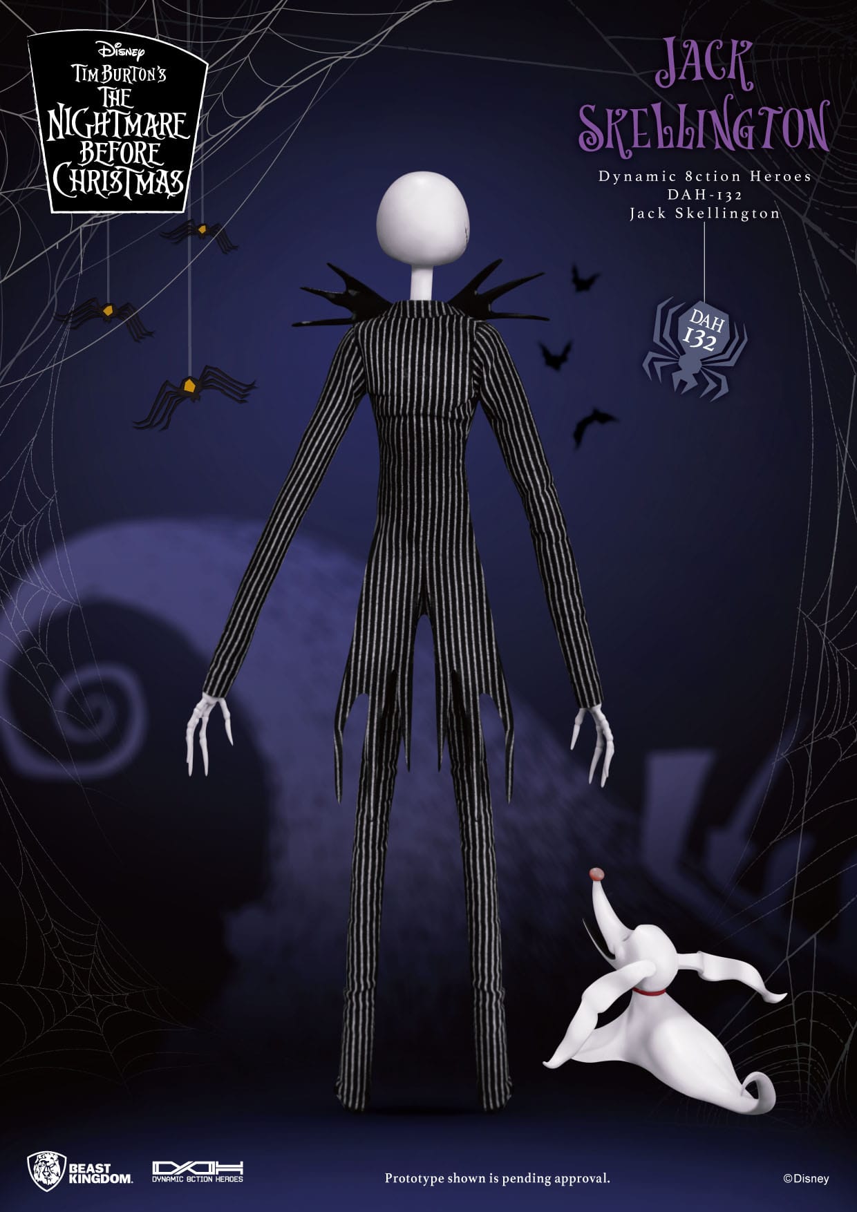 The Nightmare Before Christmas: Jack Skellington: Dynamic 8ction Figure: 21cm Beast Kingdom