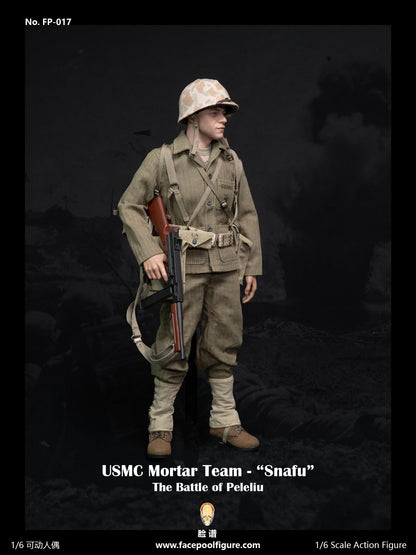 The Pacific War: WWII: Mortar Team Member: "Snafu" Merriell: Regular Edition: FP017A: Sixth Scale FacePool