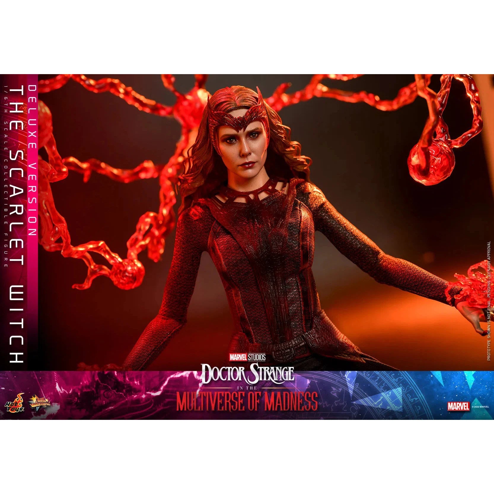The Scarlet Witch: Deluxe: Multiverse Of Madness: Marvel: MMS653: Hot Toys Hot Toys