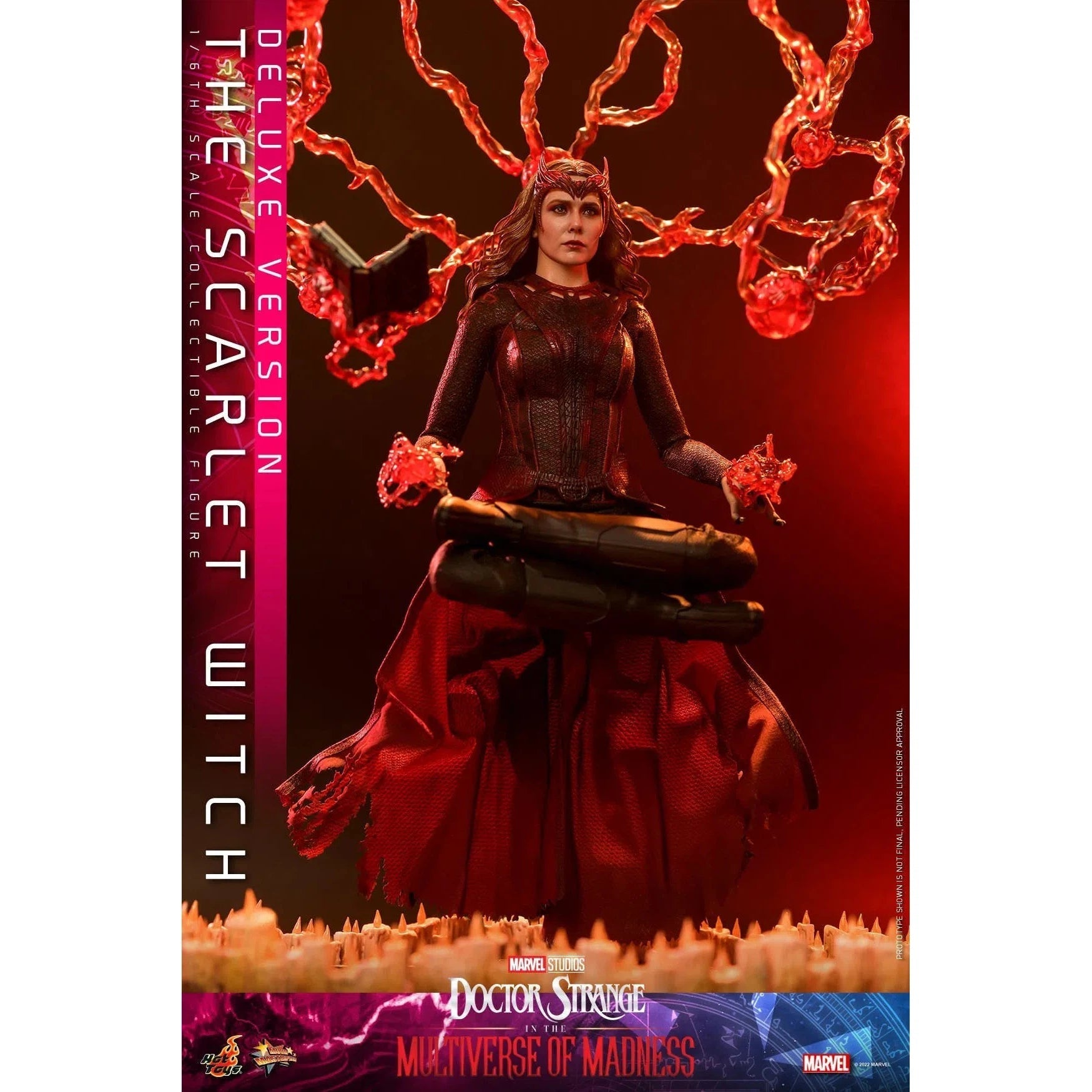 The Scarlet Witch: Deluxe: Multiverse Of Madness: Marvel: MMS653: Hot Toys Hot Toys