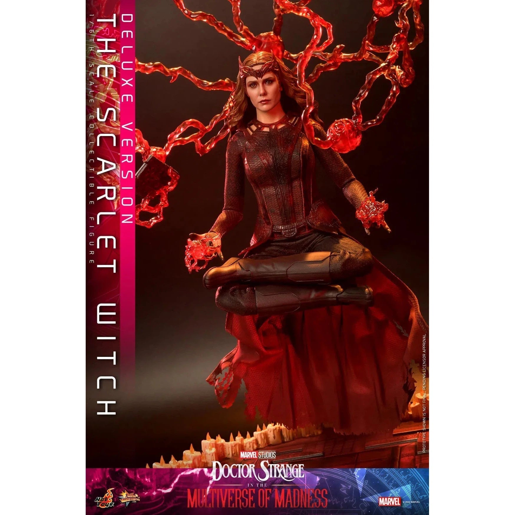 The Scarlet Witch: Deluxe: Multiverse Of Madness: Marvel: MMS653: Hot Toys Hot Toys
