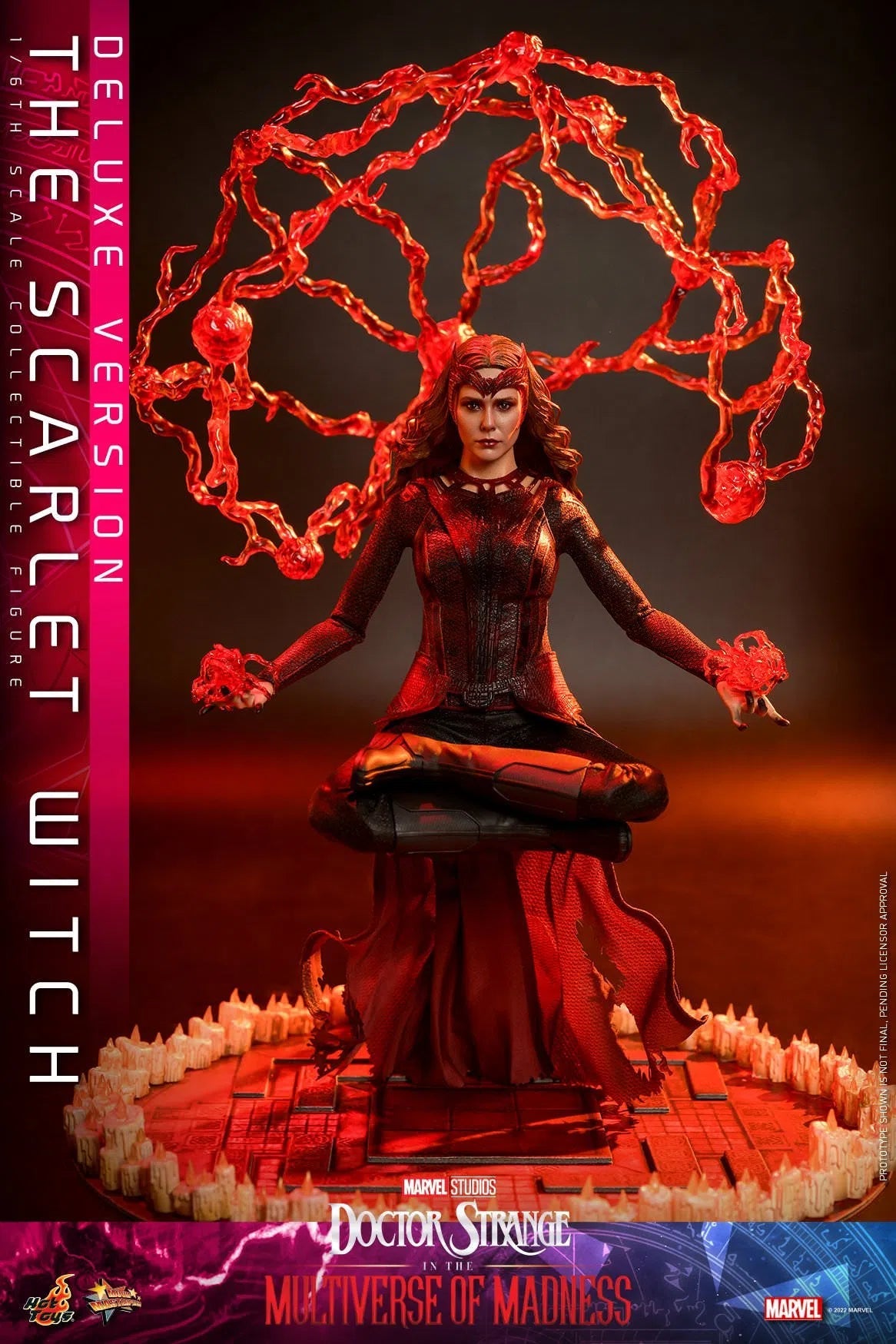 The Scarlet Witch: Deluxe: Multiverse Of Madness: Marvel: MMS653: Hot Toys Hot Toys