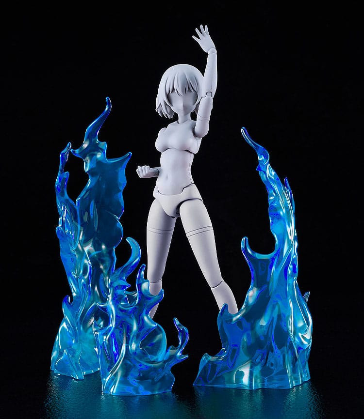 The Simple Effect Parts for Figures Flames: Blue - Good Smile Company Action Figure: Accessories