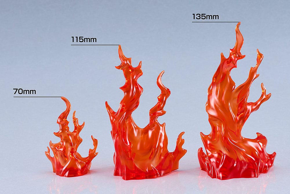The Simple Effect Parts for Figures Flames: Red - Good Smile Company Action Figure: Accessories