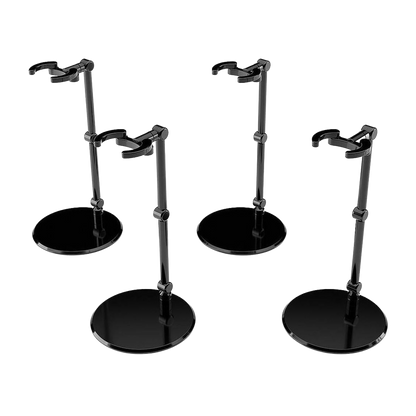 The Simple Stand Mini Nendoroid More for Mini Figures & Models mini Black 4er-Pack - Good Smile Company Action Figure: Accessories