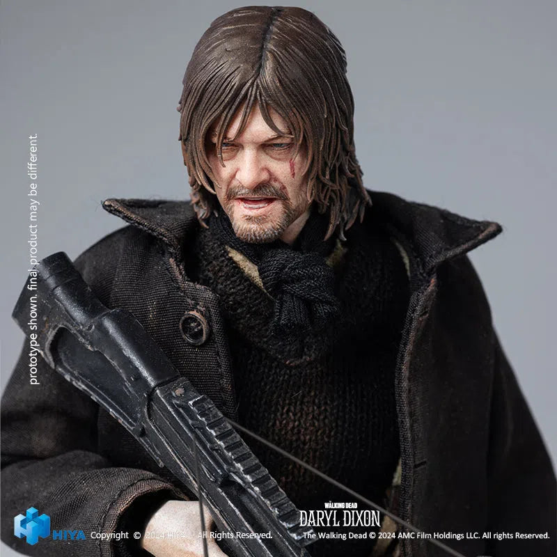 The Walking Dead: Daryl Dixon: Exquisite Super: 1/12 Action Figure - Hiya Toys Action Figure