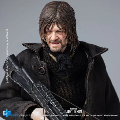 The Walking Dead: Daryl Dixon: Exquisite Super: 1/12 Action Figure - Hiya Toys Action Figure
