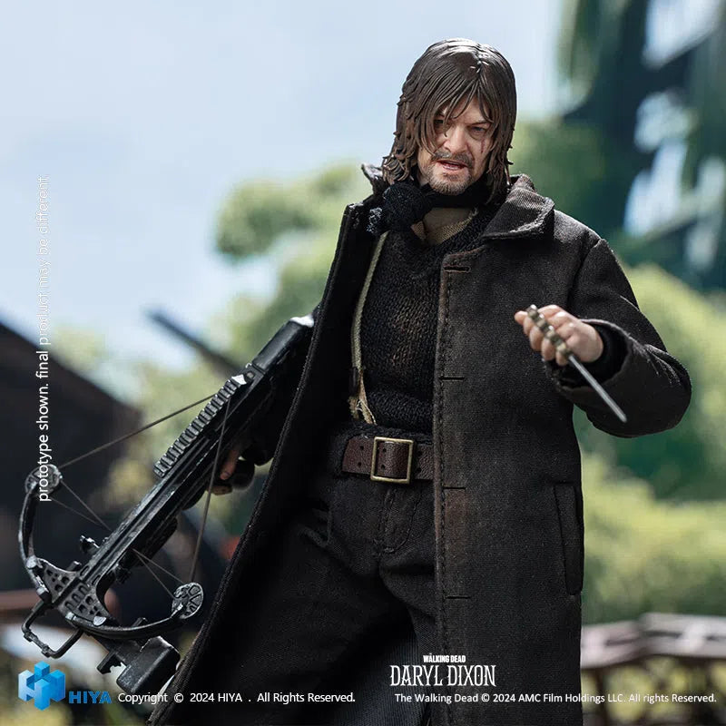The Walking Dead: Daryl Dixon: Exquisite Super: 1/12 Action Figure - Hiya Toys Action Figure
