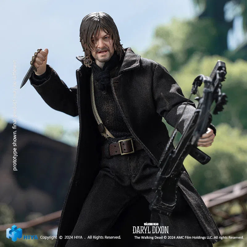 The Walking Dead: Daryl Dixon: Exquisite Super: 1/12 Action Figure - Hiya Toys Action Figure