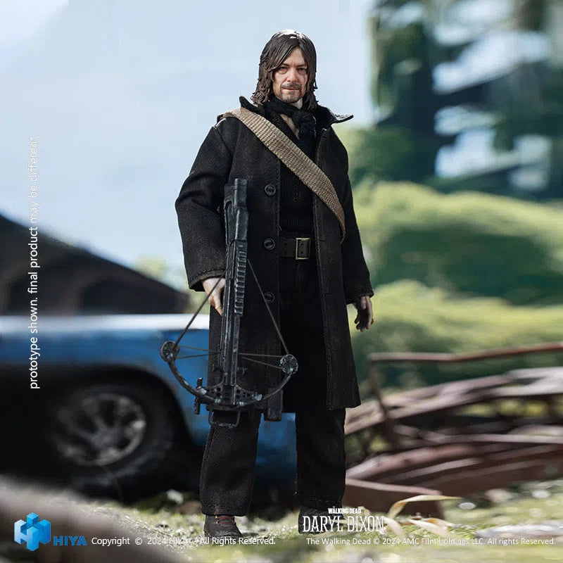 The Walking Dead: Daryl Dixon: Exquisite Super: 1/12 Action Figure - Hiya Toys Action Figure