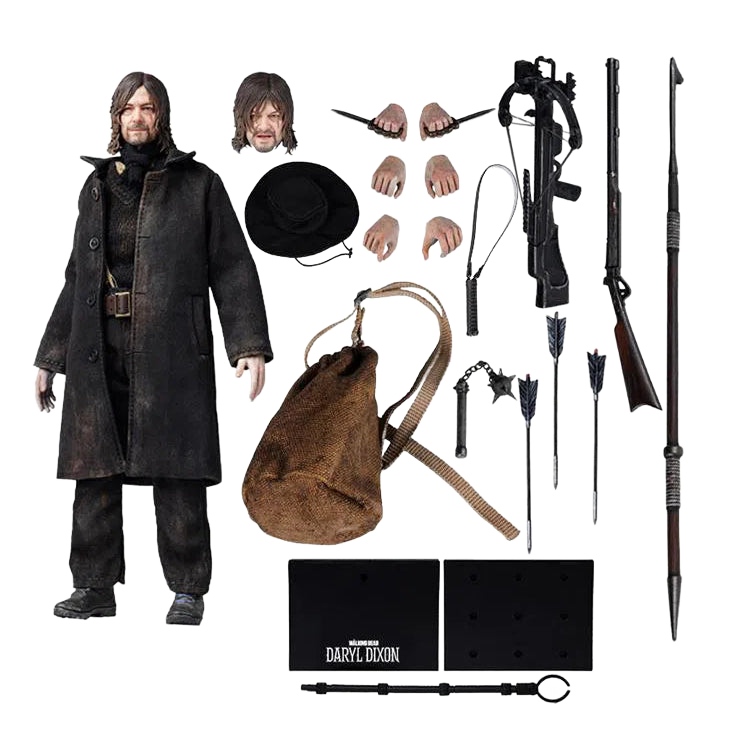 The Walking Dead: Daryl Dixon: Exquisite Super: 1/12 Action Figure - Hiya Toys Action Figures