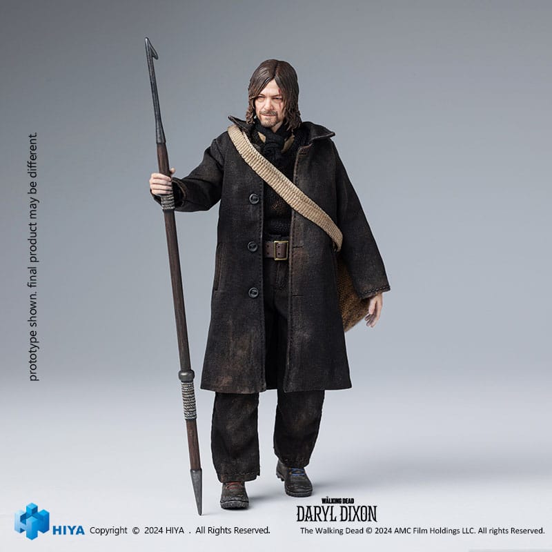 The Walking Dead: Daryl Dixon: Exquisite Super Series: 1/12 Action Figure - Hiya Toys Action Figure