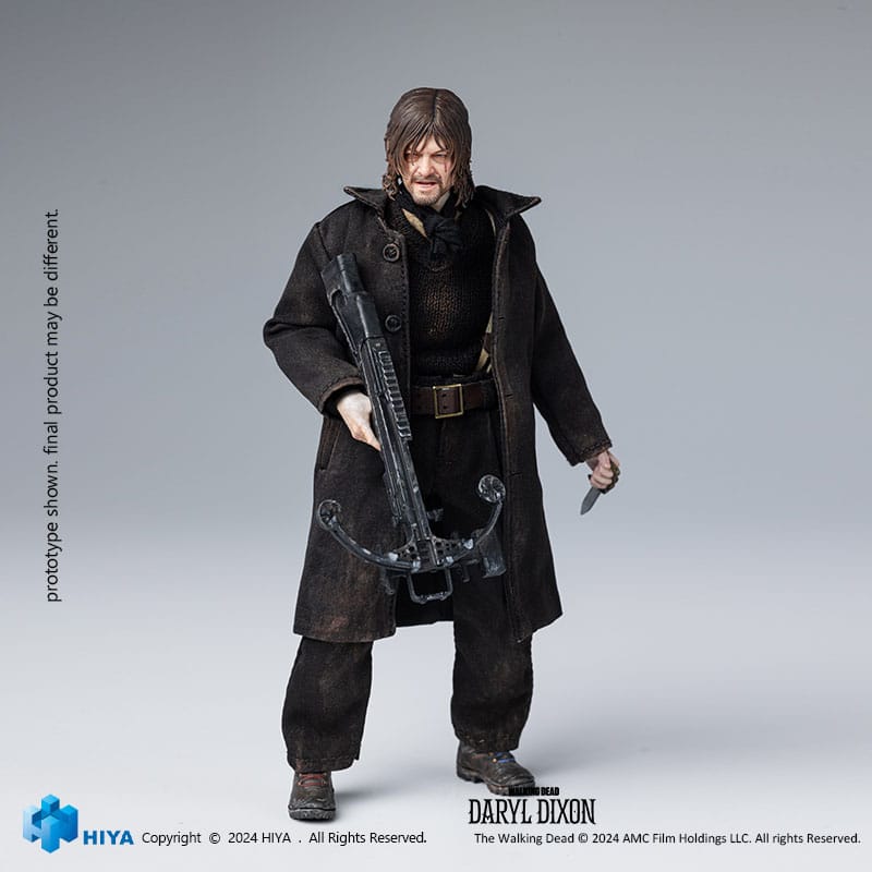 The Walking Dead: Daryl Dixon: Exquisite Super Series: 1/12 Action Figure - Hiya Toys Action Figure