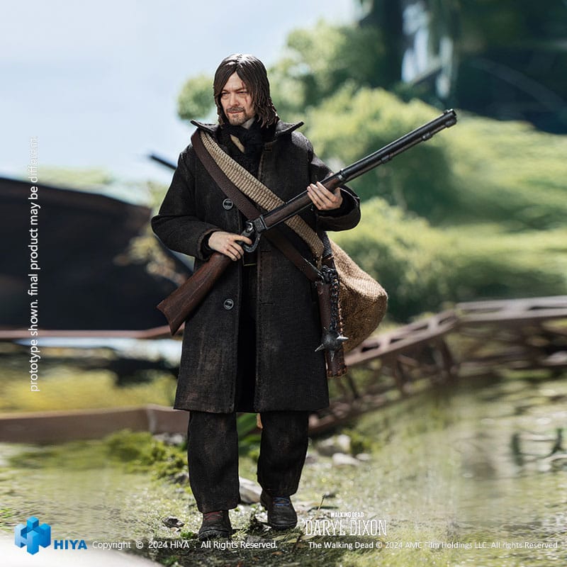 The Walking Dead: Daryl Dixon: Exquisite Super Series: 1/12 Action Figure - Hiya Toys Action Figure