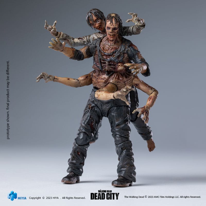 The Walking Dead: Dead City: Walker King: Exquisite Mini: 1/18 Action Figure - Hiya Toys Action Figure