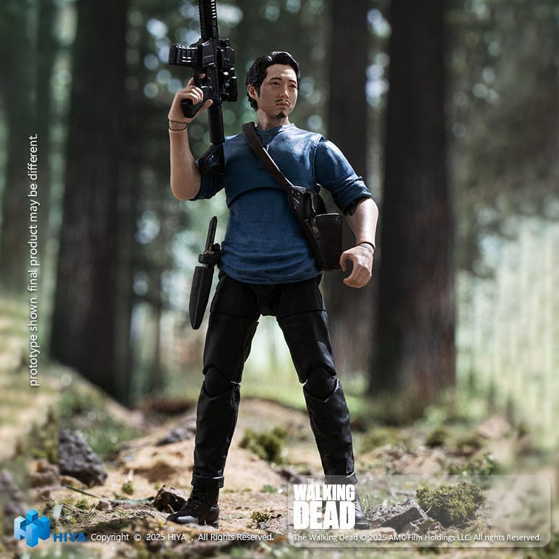 The Walking Dead Exquisite Mini Series Actionfigur 1/18 Glenn 11 cm - Hiya Toys Action figures