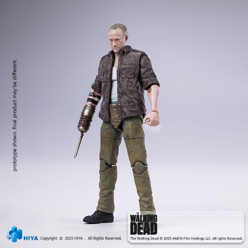 The Walking Dead: Merle: Exquisite Mini: 1/18 Action Figure - Hiya Toys Action Figure