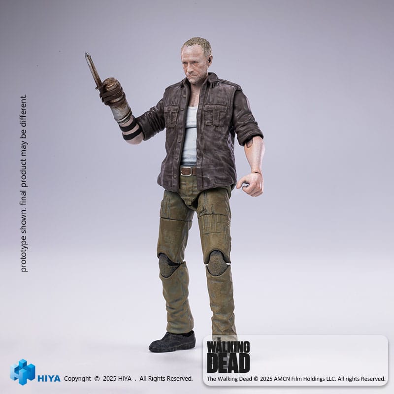 The Walking Dead: Merle: Exquisite Mini: 1/18 Action Figure - Hiya Toys Action Figure
