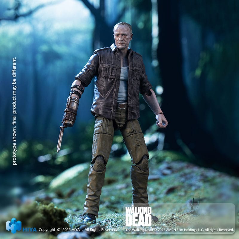 The Walking Dead: Merle: Exquisite Mini: 1/18 Action Figure - Hiya Toys Action Figure