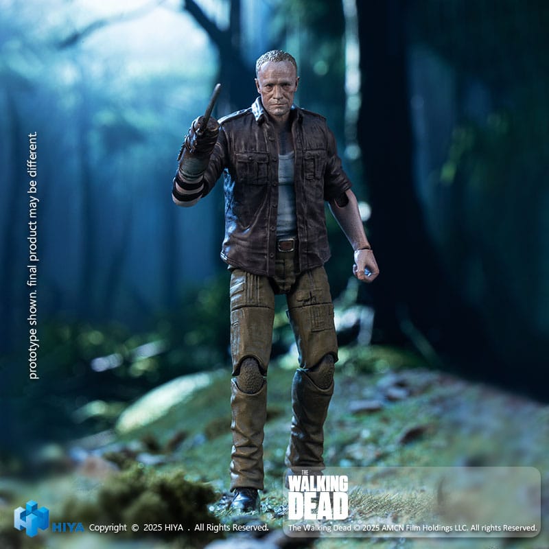 The Walking Dead: Merle: Exquisite Mini: 1/18 Action Figure - Hiya Toys Action Figure