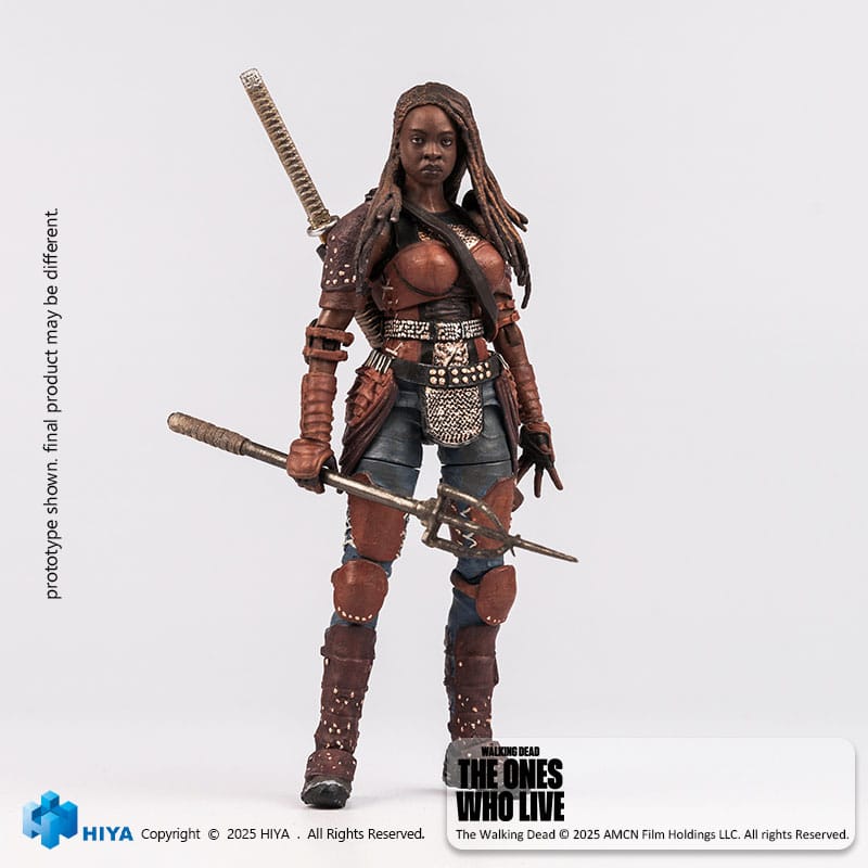 The Walking Dead: The Ones Who Lived: Michonne: Exquisite Mini: 1/18 Action Figure - Hiya Toys Action Figure