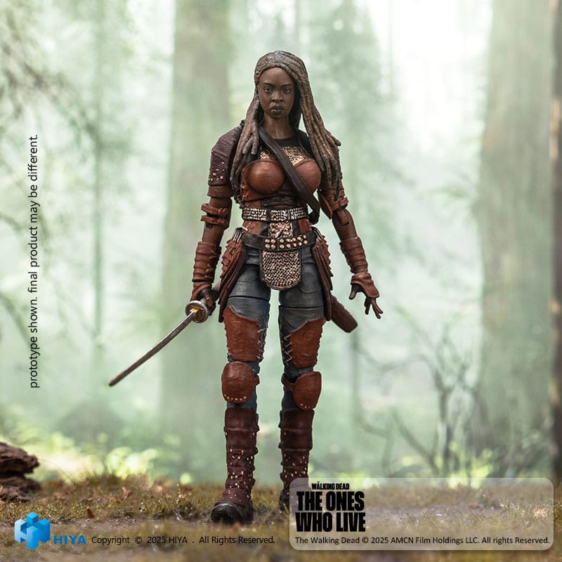 The Walking Dead: The Ones Who Lived: Michonne: Exquisite Mini: 1/18 Action Figure - Hiya Toys Action Figure